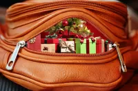 Puzzle Holiday purse