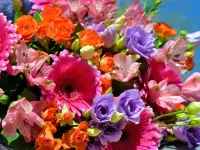Jigsaw Puzzle Beautiful bunch of flowers