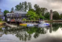 Jigsaw Puzzle Pier at Giethoorn