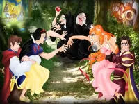 Jigsaw Puzzle Quarrel of princesses