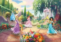 Jigsaw Puzzle Princess in the garden