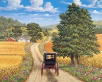 Jigsaw Puzzle Country road