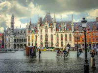 Jigsaw Puzzle Provincial Court in Bruges