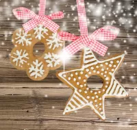Jigsaw Puzzle Gingerbread couple