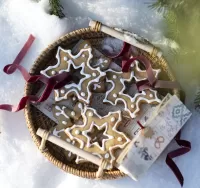 Puzzle Gingerbread stars