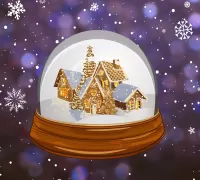 Puzzle Gingerbread town