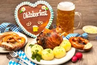 Rompecabezas Gingerbread with beer