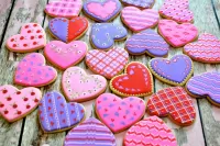 Jigsaw Puzzle Gingerbread-Valentines