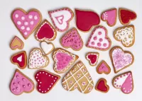 Jigsaw Puzzle Gingerbread-Valentines