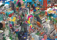 Puzzle Colorful city