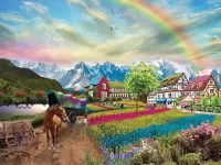 Jigsaw Puzzle Rainbow