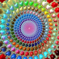 Jigsaw Puzzle Rainbow spiral