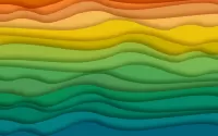 Jigsaw Puzzle Rainbow waves