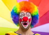 Jigsaw Puzzle Rainbow the clown
