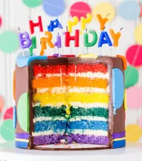 Slagalica Rainbow cake
