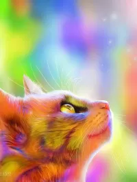 Пазл Радужный кот