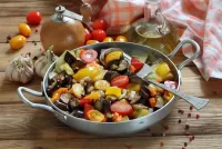 Jigsaw Puzzle Ragout of vegetables