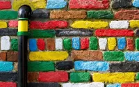 Jigsaw Puzzle Painted bricks