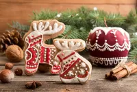 Jigsaw Puzzle Painted gingerbread