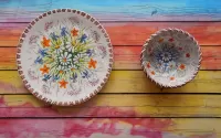 Bulmaca Painted plates