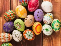 Jigsaw Puzzle painted eggs