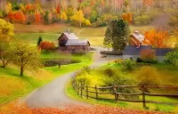 Puzzle Colorful autumn