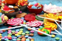 Jigsaw Puzzle Colorful candies
