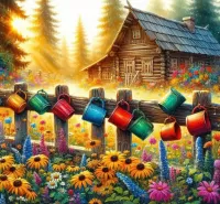 Slagalica Colorful circles