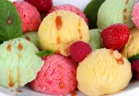 Rompecabezas Multicolored ice cream