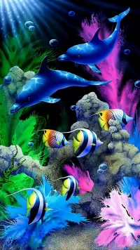 Jigsaw Puzzle Colorful fish