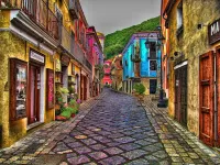 Bulmaca Colorful town