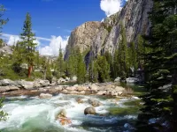 Jigsaw Puzzle River in mountains