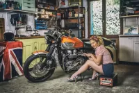 パズル Repair motorcycle
