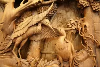 Jigsaw Puzzle Woodcarving