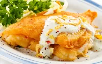 Rompecabezas fish with sauce