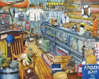 Jigsaw Puzzle Fishermans shop