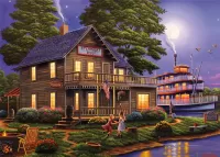 Jigsaw Puzzle Riverboat