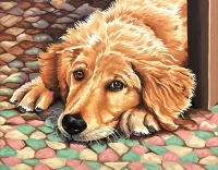 Jigsaw Puzzle Red dog