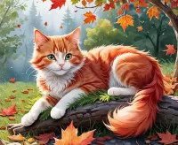 Jigsaw Puzzle Ginger cat