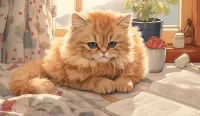 Пазл Рыжий котенок 