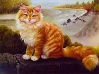 Jigsaw Puzzle Rufous and winsome cat