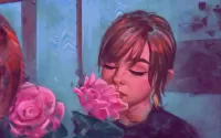 Слагалица Rose as a gift