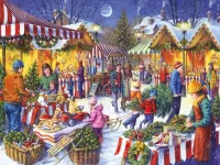 Пазл Рождественский базар