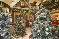 Пазл Рождественские елки