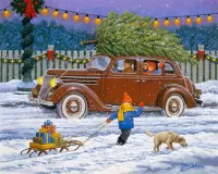 Jigsaw Puzzle Christmas chores