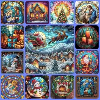 パズル Christmas collage