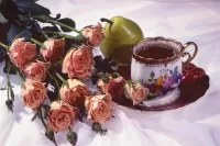 Quebra-cabeça Roses and tea
