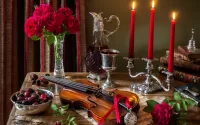 Bulmaca Roses and violin