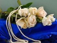 Quebra-cabeça Roses and pearls