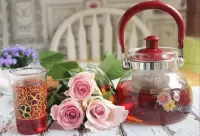 Slagalica Roses for tea